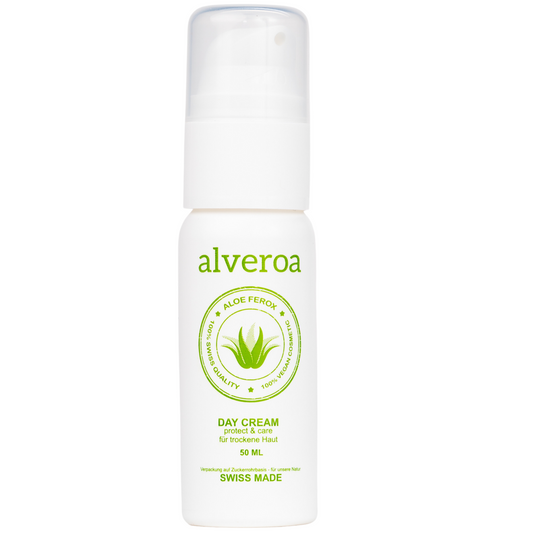 Alveroa Gesichtscreme für trockene Haut, 50 ml – Vorderseite